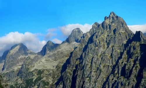 Zdjecie SOWACJA / Wysokie Tatry. / Szlak na Sawkowski Szczyt. / Porednia Gra ze szlaku na 