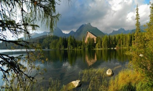 Zdjecie SOWACJA / Wysokie Tatry. / Szczyrbski Staw. / Szczyrbski Staw.
