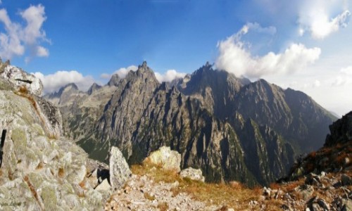 Zdjecie SOWACJA / Wysokie Tatry. / Szlak na Sawkowski Szczyt. / Ze szlaku na Sawkowski Szczyt.