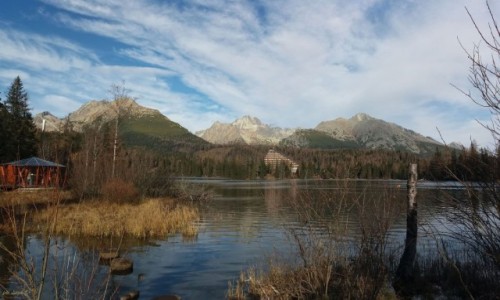 Zdjecie SOWACJA / Wysokie Tatry. / Szczyrbskie Pleso. / Szczyrbski Staw jesieni.