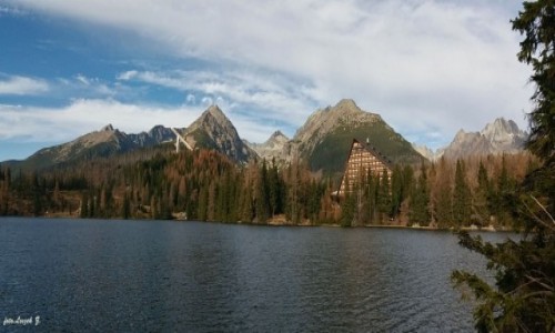 Zdjcie SOWACJA / Wysokie Tatry. / Szczyrbskie Pleso. / Szczyrbski Staw jesieni.