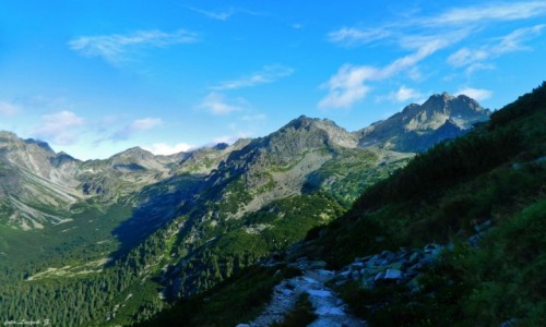 Zdjecie SOWACJA / Wysokie Tatry. / Szlak: Przecz pod Osterw. / Ze szlaku na Osterw i Tp 2.