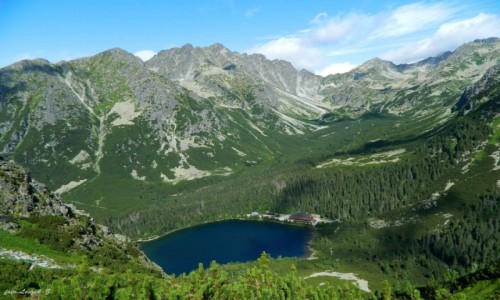 Zdjecie SOWACJA / Wysokie Tatry. / Szlak na Osterw i Tp. / Z Przeczy pod Osterw.