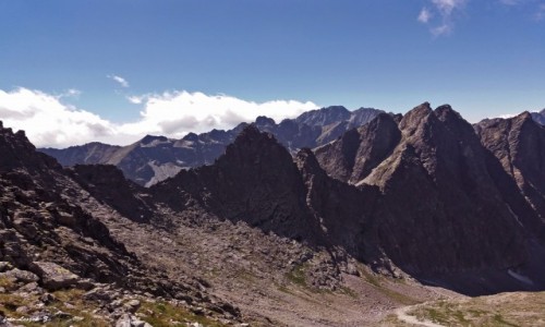 Zdjecie SOWACJA / Wysokie Tatry. / Lodowa Przecz (Siodeko) 2372 m. / Na Lodowej Przeczy.