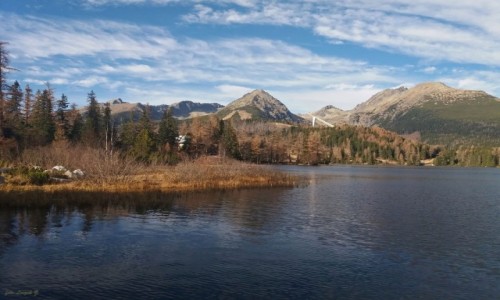 Zdjecie SOWACJA / Wysokie Tatry. / Szczyrbskie Pleso. / Szczyrbski Staw.