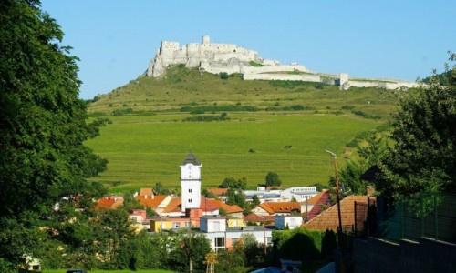 Zdjcie SOWACJA / Spisz / Spiska Kapitua / Widok na Spiski Zamek ze Spiskiego Podhradia