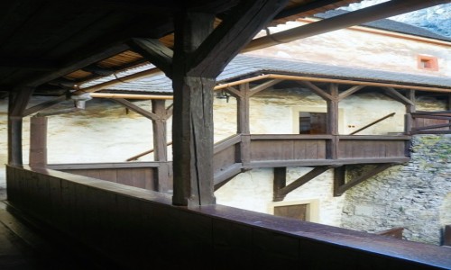 Zdjcie SOWACJA / Orawa / Zamek Orawski / Balkon