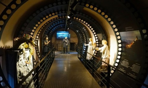 Zdjcie SOWACJA / Orawa / Zamek Orawski / Filmowy tunel