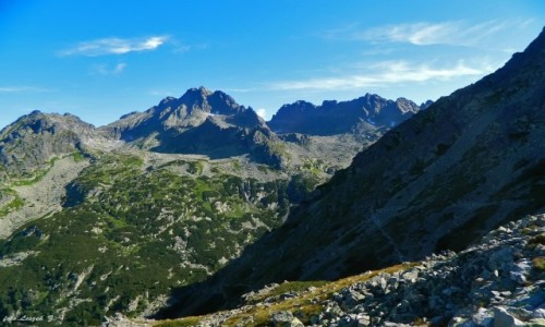 Zdjecie SOWACJA / Wysokie Tatry. / Szlak na Tp / Szczyty ze szlaku na Tp.