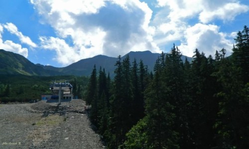 Zdjcie SOWACJA / Tatry Zachodnie. / Grna stacja wycigu Rohacze - Spalona. /  Pachola, Salatyn i Brestowa.