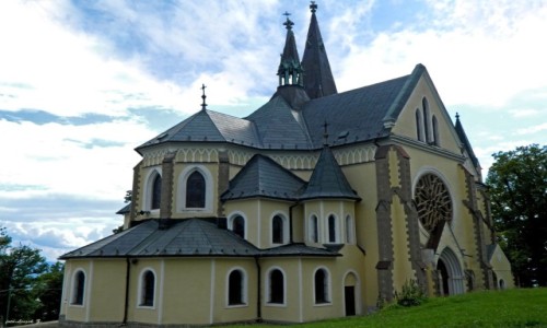Zdjęcie SłOWACJA / Kraj preszowski, / Spisz - Lewocza. / Mariańska Góra - Bazylika Matki Bożej.