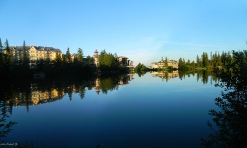 Zdjęcie SłOWACJA / Wysokie Tatry. / Szczyrbski Staw. / Szczyrbski Staw - Hotel