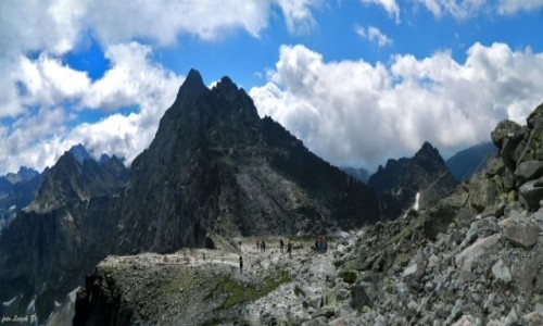 Zdjęcie SłOWACJA / Wysokie Tatry. / Szlak na Rysy. / Przełęcz Waga Waha) 2337 m.