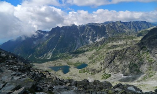 Zdjcie SOWACJA / Wysokie Tatry. / Szlak na Rysy. / Trzy abie Stawy Miguszowieckie.