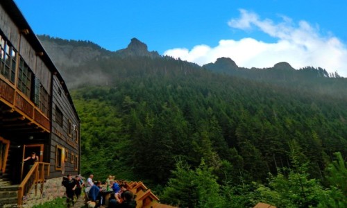 Zdjecie SOWACJA / Tatry Bielskie. / Ujcie Doliny Rakuskiej (Doliny Siedmich Prameov) / Schronisko Szarotka (Plesnivec).