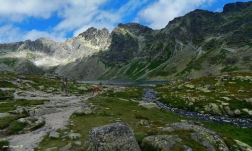 Zdjecie SOWACJA / Wysokie Tatry. / Hiczowa Dolina. / Wielki Hiczowy Staw z otoczeniem.