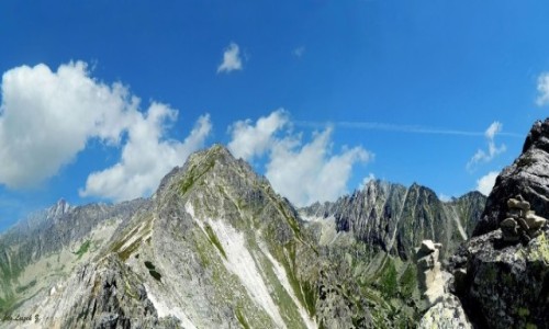 Zdjcie SOWACJA / Wysokie Tatry. / Skrajne Solisko.(2093m.) / Ze Skrajnego Soliska.