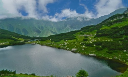 Zdjcie SOWACJA / Tatry Zachodnie. / Dolina Rohacka. / Poredni i May Staw Rohacki.