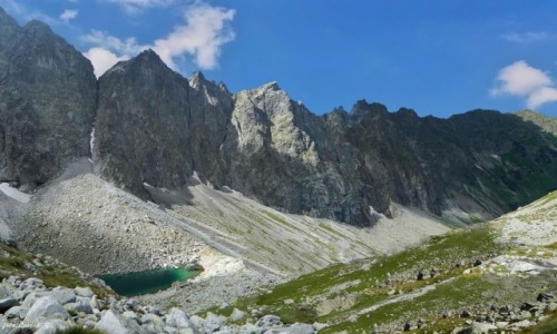 Zdj�cie S�OWACJA / Wysokie Tatry. / Dolina Zadnia Jaworowa. / �abi Staw Jaworowy.