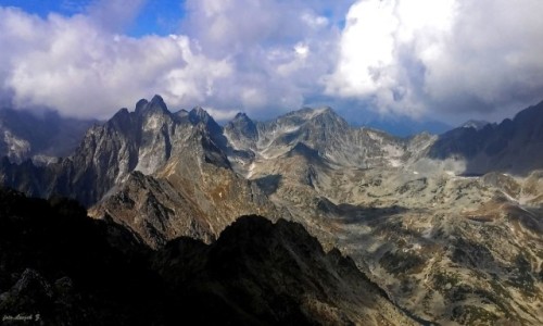 Zdjecie SOWACJA / Wysokie Tatry. / Sawkowski Szczyt 2452,4 m. / Widok ze Sawkowskiego Szczytu.