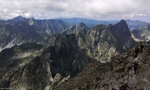 Zdjcie SOWACJA / Wysokie Tatry. / Rysy 2503 m. / Widok z Rysw Sowackich.