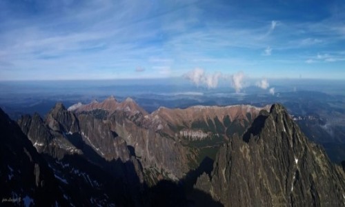 Zdjecie SOWACJA / Wysokie Tatry. / omnica 2634 m. / Tatry Bielskie z omnicy. ( listopad 2018 r.)