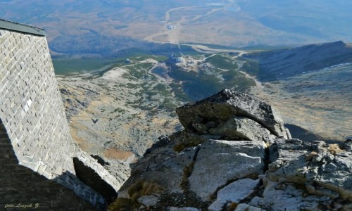 Zdjecie SOWACJA / Wysokie Tatry. / omnica 2634 m. / Widok z omnicy.