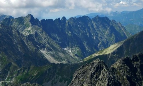 Zdjcie SOWACJA / Wysokie Tatry. / Rysy 2503 m. / Widok z Rysw Sowackich.
