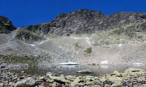 Zdjęcie SłOWACJA / Wysokie Tatry. / Lodowa Dolinka. / Lodowa Przełęcz znad Lodowego Stawka.