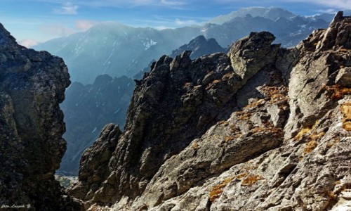 Zdjecie SOWACJA / Wysokie Tatry. / omnica 2634 m. / Na omnicy.