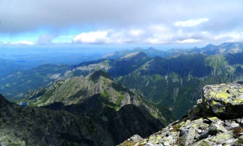 Zdjcie SOWACJA / Wysokie Tatry. / Szlak na Rysy. / Na Przeczy Waga (Waha).