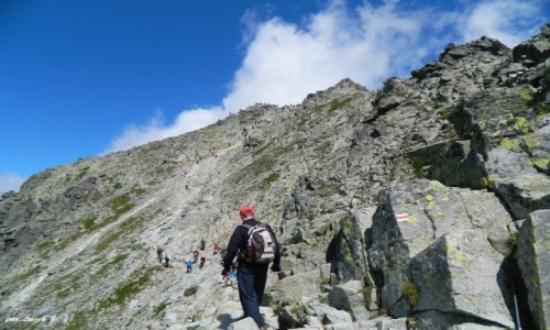 Zdjęcie SłOWACJA / Wysokie Tatry. / Szlak na Rysy. / Rysy Polskie i Słowackie.