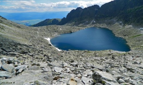 Zdjcie SOWACJA / Wysokie Tatry. / Dolina Furkotna. / Wielki Wyni Furkotny Staw z Bystrej awki.