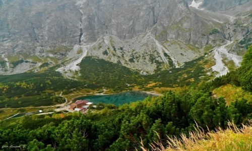 Zdjcie SOWACJA / Wysokie Tatry. / Szlak na Jagniecy Szczyt. / Zielony Staw Kiemarski.