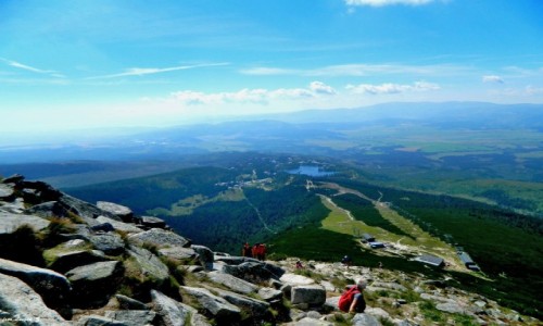 Zdjcie SOWACJA / Wysokie Tatry. / Szlak na Skrajne Solisko. / Szczyrbski Staw ze szlaku na Skrajne Solisko.
