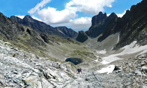Zdjecie SOWACJA / Wysokie Tatry. / Lodowa Przecz 2372 m. (Siodeko) / Widok z Lodowej Przeczy.