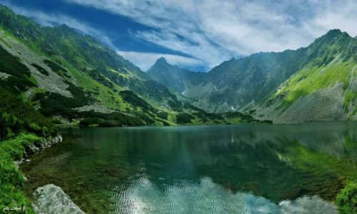 Zdjecie SOWACJA / Wysokie Tatry. / Ciemnosmreczaski Staw. / Nini Ciemnosmreczaski Staw.