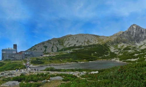 Zdjęcie SłOWACJA / Wysokie Tatry. / Skalne Pleso 1751,1 m. / Nad Skalnym Stawem (Łomnickim).