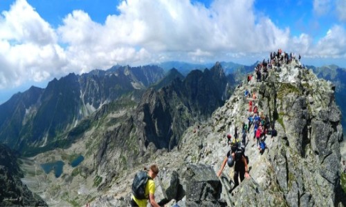 Zdjecie SOWACJA / Wysokie Tatry. / Rysy Sowackie 2503 m. / Panorama ze Sowackich Rysw 2503 m.