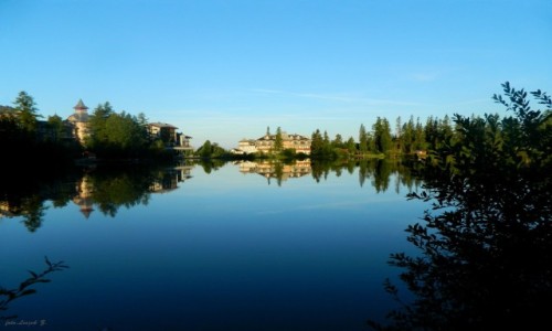 Zdj�cie S�OWACJA / Wysokie Tatry. / Szczyrbski Staw. / Nad Szczyrbskim Stawem.