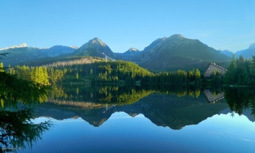 Zdjecie SOWACJA / Wysokie Tatry. / Szczyrbski Staw. / Szczyrbski Staw - 