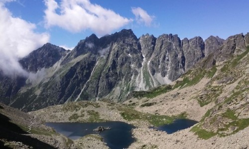 Zdjecie SOWACJA / Wysokie Tatry. / Szlak na Rysy. / abie Stawy Miguszowieckie.