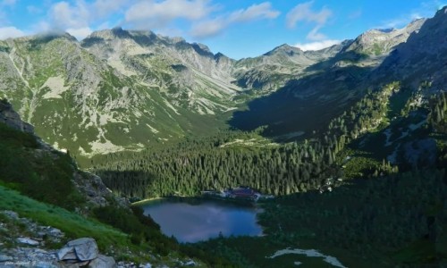 Zdjęcie SłOWACJA / Wysokie Tatry. / Osterwa. / Popradzki Staw ze szlaku na Tępą.