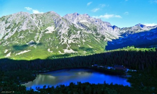 Zdjecie SOWACJA / Wysokie Tatry. / Szlak na Osterw. / Widok ze szlaku na Osterw.