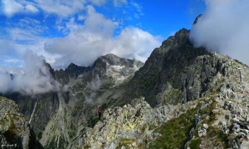 Zdjecie SOWACJA / Wysokie Tatry. / omnicka Baszta 2215 m. / Zagldamy do 