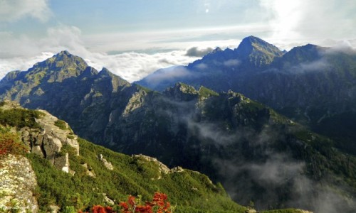 Zdjecie SłOWACJA / Wysokie Tatry. / Szlak na Sławkowski szczyt. / Jedyna słuszna decyzja - wracamy.