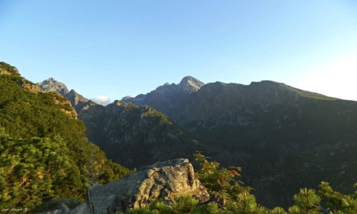 Zdjecie SOWACJA / Wysokie Tatry. / Kazalnica Maksymiliana. / Wczesny ranek na Kazalnicy Maksymiliana.