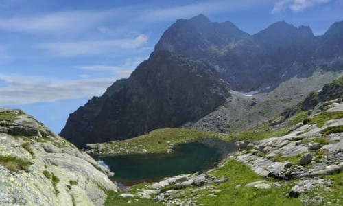Zdjecie SłOWACJA / Wysokie Tatry. / Dolina Pięciu Stawów Spiskich. / Niżni Staw Spiski.
