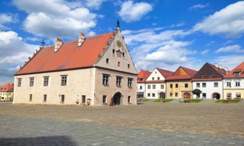 Zdjecie SOWACJA / Kraj preszowski / Bardejw / Na Rynku w Bardejowie