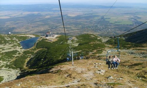 Zdjecie SłOWACJA / Tatry Słowackie / Przełęcz pod Łomnicą / Kolejka